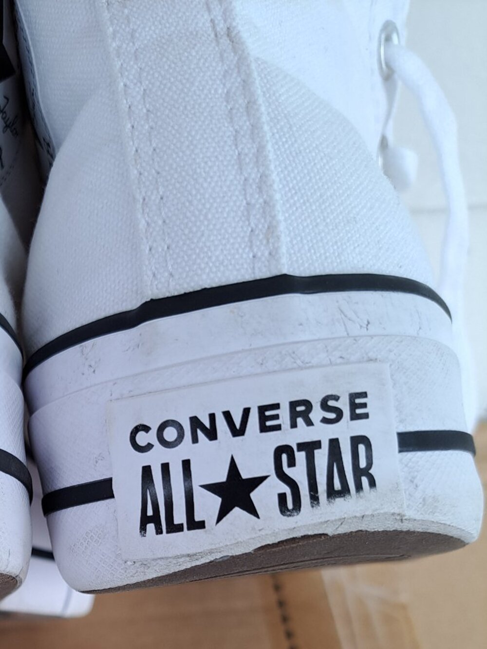 WOMEN'S COVERSE ALL STAR CHUCK TAYLOR LIFT PLATFORM HI TOPS SIZE 8 - Picture 13 of 15